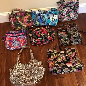 Lot of 8 Vera Bradley Purses